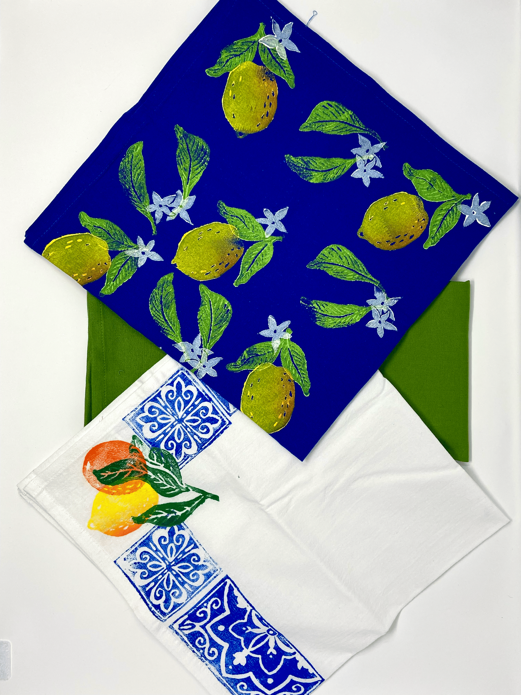 Italian Fruit Napoli Flour Sack Tea Towels