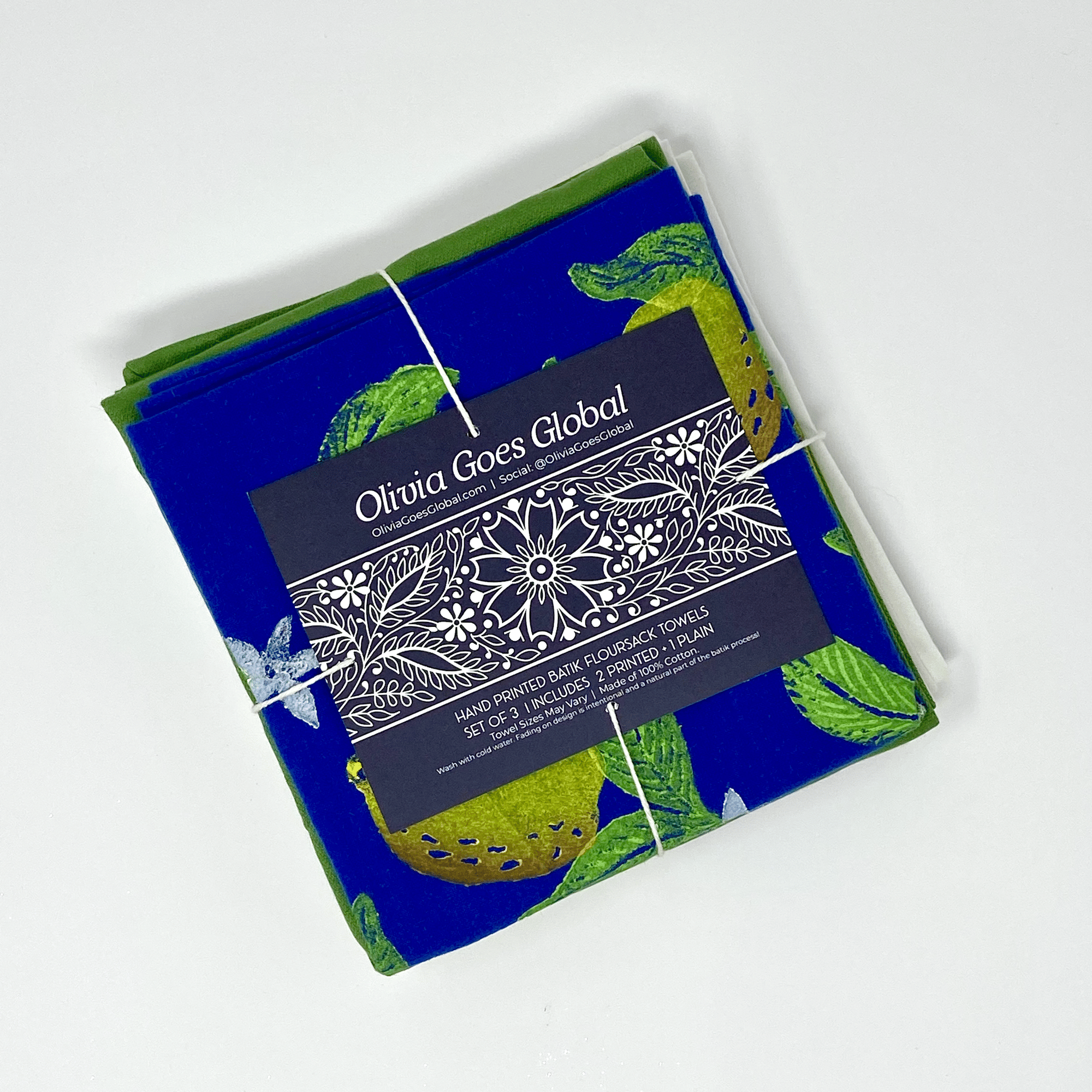 Italian Fruit Napoli Flour Sack Tea Towels