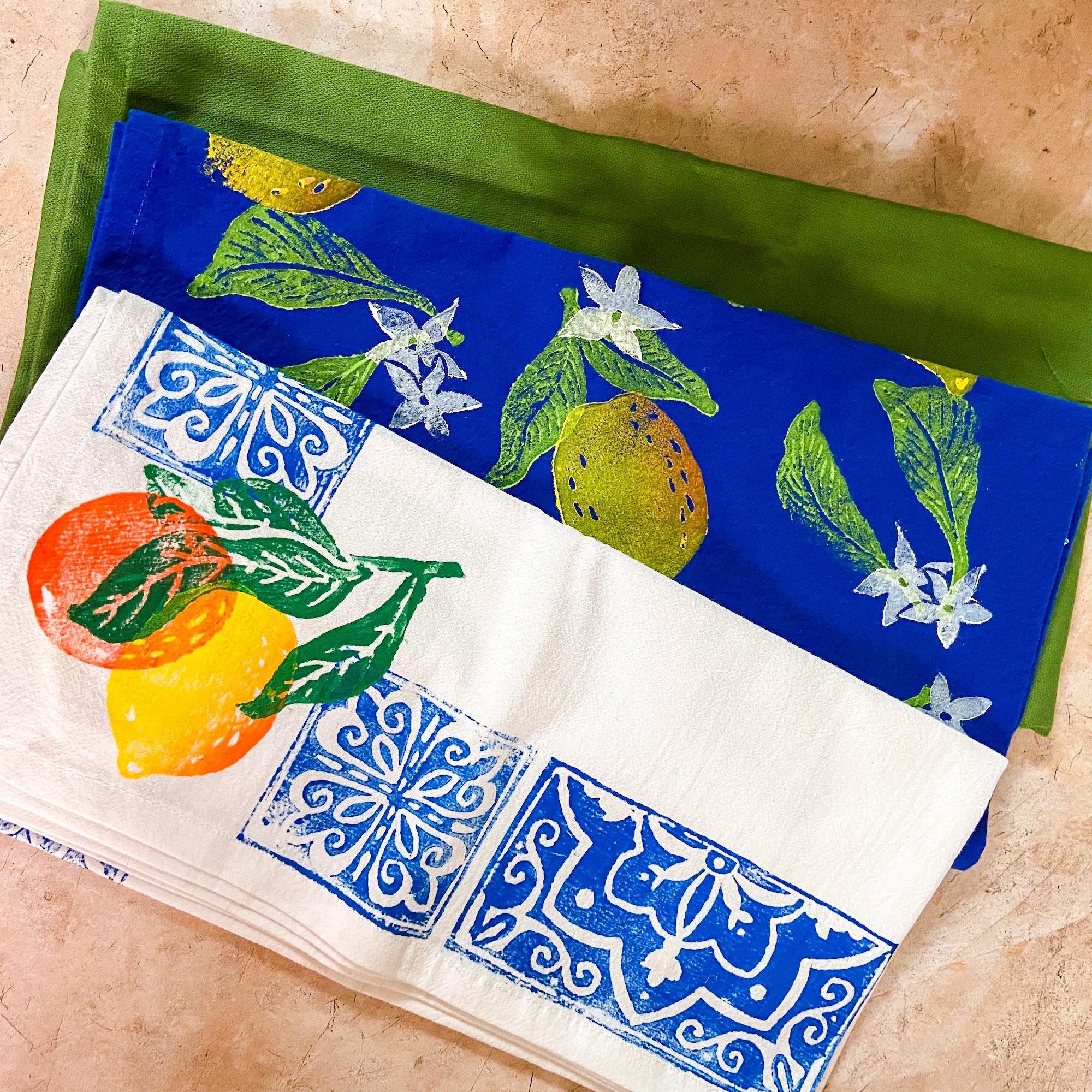 Italian Fruit Tea Towels (Napoli) - Set of 3 - Image 6