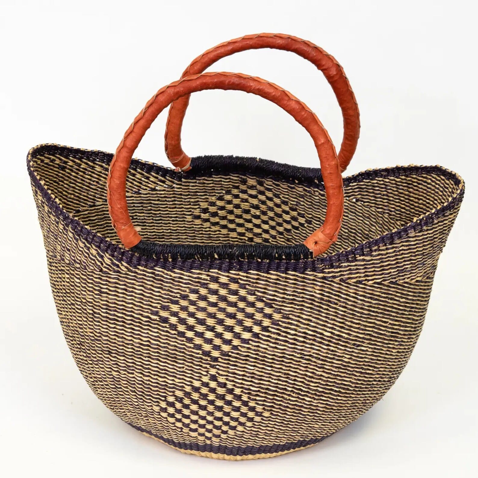 Small Woven Bolga Tote - Image 2
