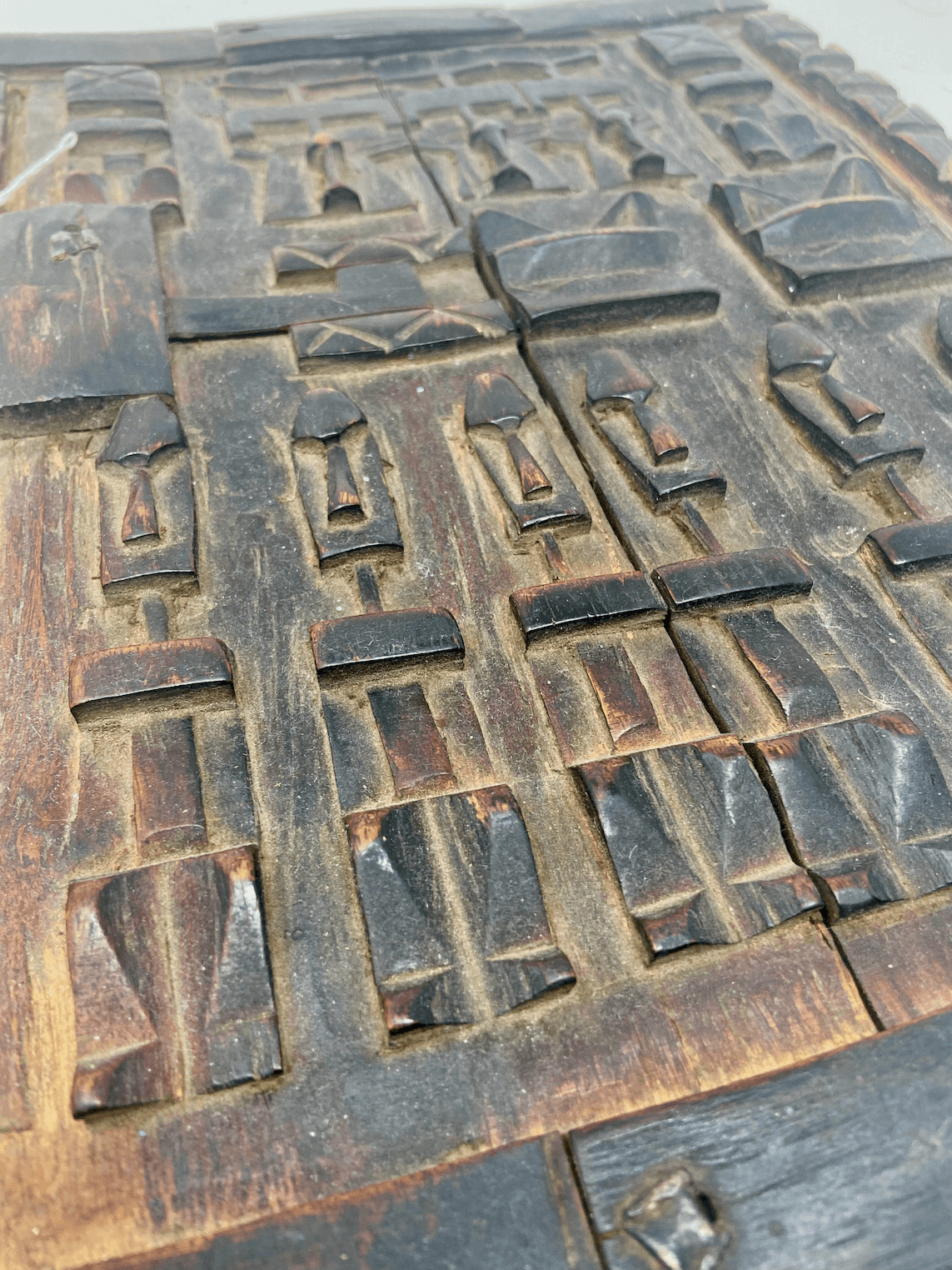 Mali Hand Carved Granary Door - Image 3