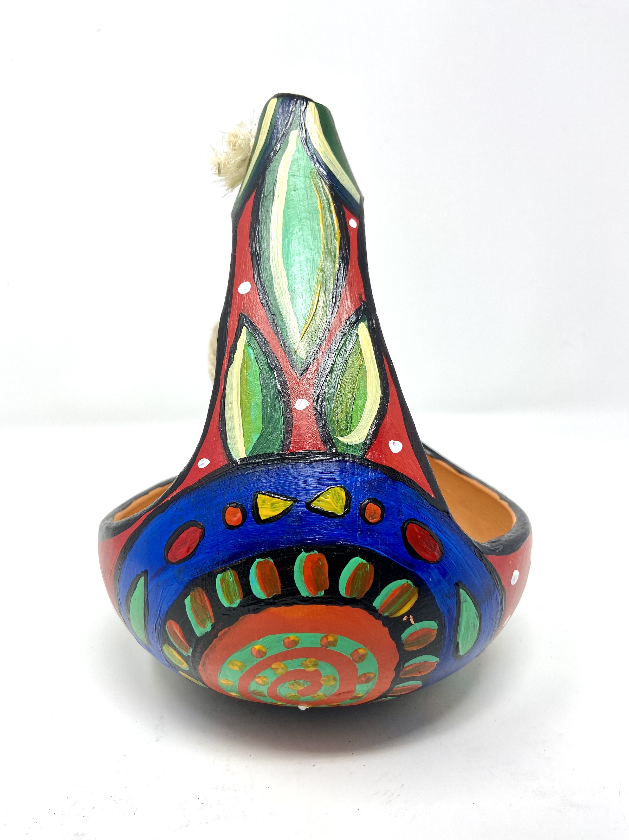 Clay Hanging Planter - Flora Gourd - Image 3